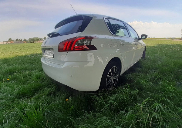 Peugeot 308 cena 38500 przebieg: 116360, rok produkcji 2015 z Wyszogród małe 466